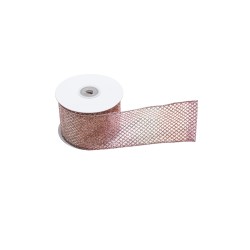 NASTRO PINK GLITTERATO  MT.10X6,8 CM