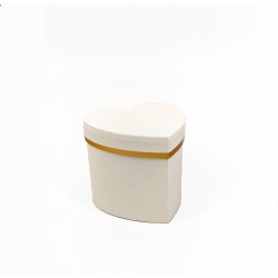 Scatola Cuore Cartone D.9x8,5  H8 Bianco