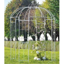 Gazebo Metallo Bianco D.200 H 270