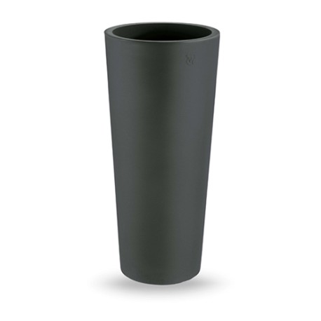 CACHE-POT ROTONDO ALTO GENESIS H70 CM ANTRACIDE