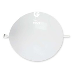 Palloncino 13" Link Gemar 01  Bianco  100pz