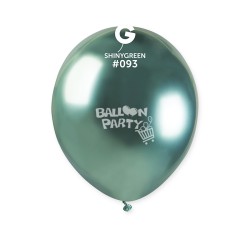 Palloncino 5" Latex Shiny Verde 093 Gemar 100pz