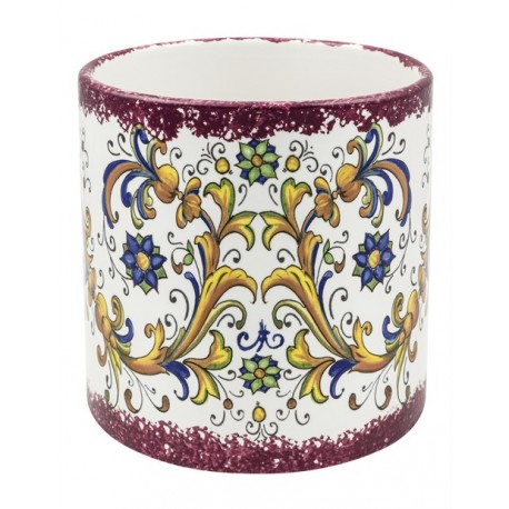 CILINDRO CERAMICA MAIOLICA  PRUGNA H170 D260