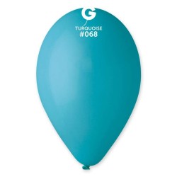 Palloncino 10" G90 Turchese 68  Gemar 100pz