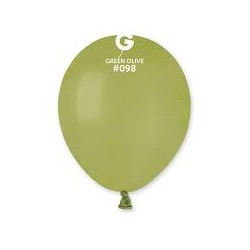 PALLONCINO 5 A50 VERDE OLIVA 098 GEMAR 100PZ