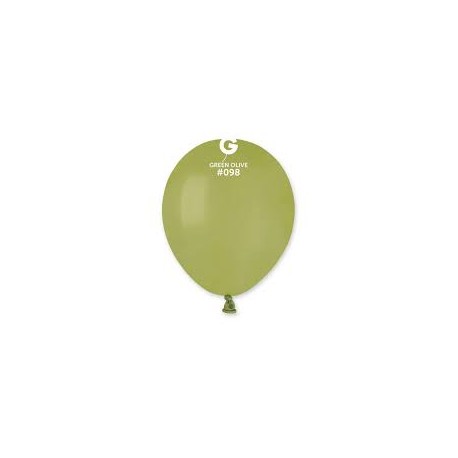 PALLONCINO 5 A50 VERDE OLIVA 098 GEMAR 100PZ