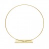 Cerchio Metallo C/base D.30 Cm Colore Oro