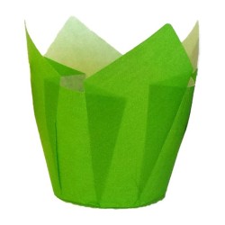 Pirottini Muffin Tulip Cup Verde 20pz Diam.5