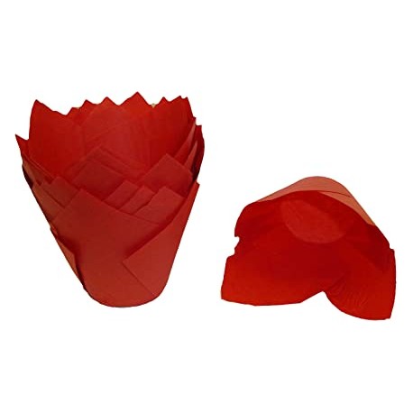 PIROTTINI MUFFIN TULIP CUP ROSSO 20PZ DIAM.5