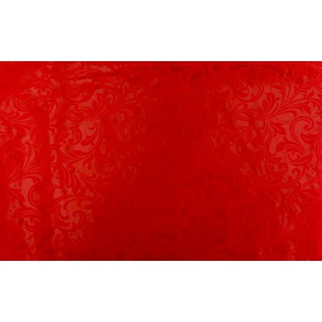 BOBINA NT GOFFRATO 75X10 YARD ROSSO