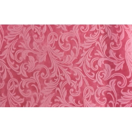 BOBINA NT GOFFRATO 75X10 YARD ROSA ANTICO