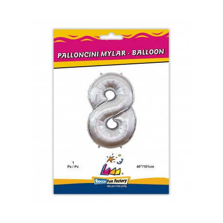 MYLAR  ARGENTO N.8 CM.102