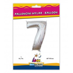 MYLAR  ARGENTO N.7 CM.102