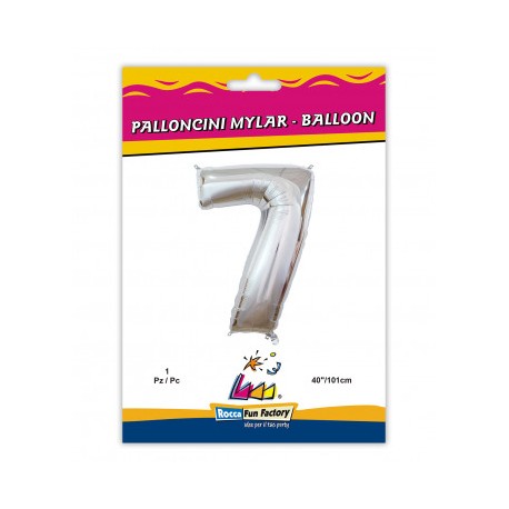 MYLAR  ARGENTO N.7 CM.102