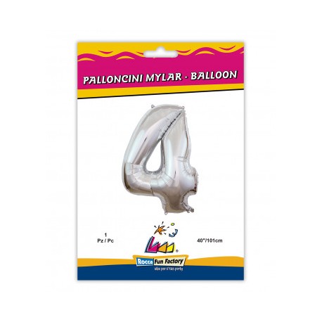 MYLAR  ARGENTO N.4 CM.102