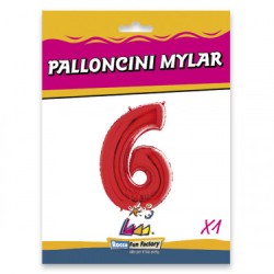 MYLAR  ROSSO  N.6 CM.102