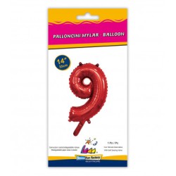 MYLAR ROSSO N.9 14-35CM CON VALVOLA