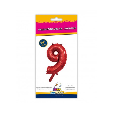 MYLAR ROSSO N.9 14-35CM CON VALVOLA