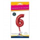 MYLAR ROSSO N.6 14-35CM CON VALVOLA