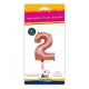 MYLAR ROSA GOLD  N.2  14-35CM CON VALVOLA