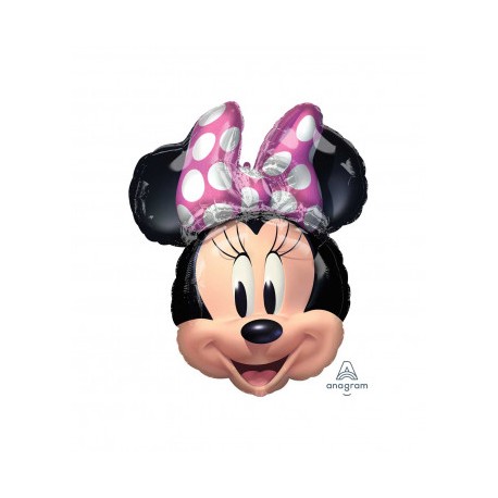 MYLAR TESTA MINNIE FOREVER 26 SUPER SHAPE