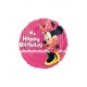 MYLAR MINNIE HAPPY BIRTHDAY TONDO 18