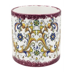 Cilindro Ceramica Maiolica Prugna H160d150