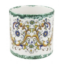 CILINDRO CERAMICA MAIOLICA VERDE H160D150