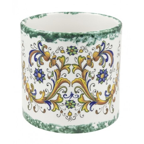 CILINDRO CERAMICA MAIOLICA VERDE H160D150