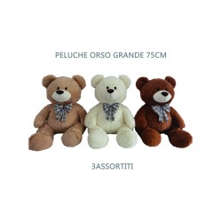 PELUCHE ORSO GRANDE CM.75 COLORE ASSORTITO