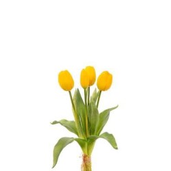 Bundle Tulipani Natural Touch Cm.35 Yellow