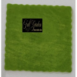 Velo Organza Smerlato Quadro Cm.23 50pz Ltgreen