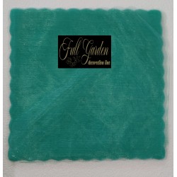 Velo Organza Smerlato Quadro Cm.23 50pz Tiff