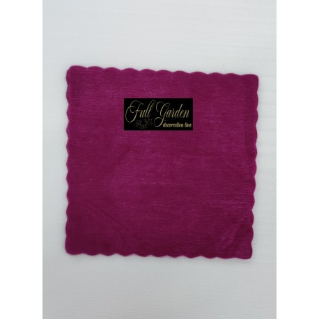 VELO ORGANZA SMERLATO QUADRO CM.23 50PZ FUCSIA