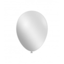 Palloncino 12" Metalizzato Bianco Rocca 100pz