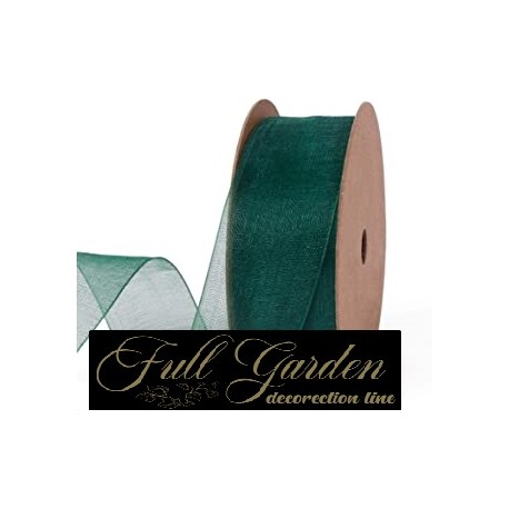 SHINING ORGANZA MM 40X50 MT DARK GREEN