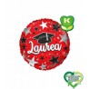 Laurea Con Tocco E Stelle Tondo 18" Mylar