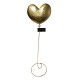 PALLONCINO A CUORE 3 D ORO H.135