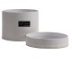 ROUND LITTLE BOX BIANCO CM9X6,5H