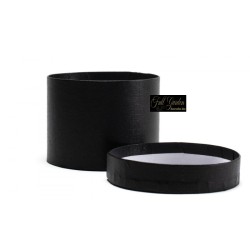 Round Little Box Black Cm9x6,5h