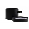 Round Little Box Black Cm9x6,5h