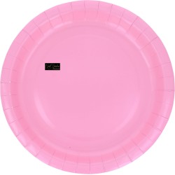 PIATTI BIO  CM 18 ROSA  25 PZ