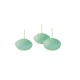 °°°candele Galleggianti Ovale Busta 20pz Salvia