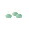 °°°candele Galleggianti Ovale Busta 20pz Salvia