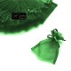 BUSTINA ORGANZA CM 7,5X10 CONF.10 PZ DARK GREEN