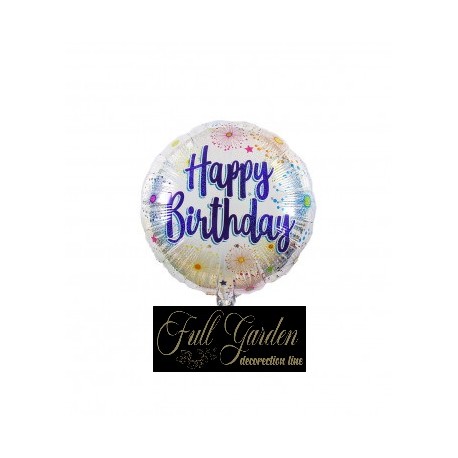 PALLONCINO 18 MYLAR HAPPY BIRTHDAY CM.45