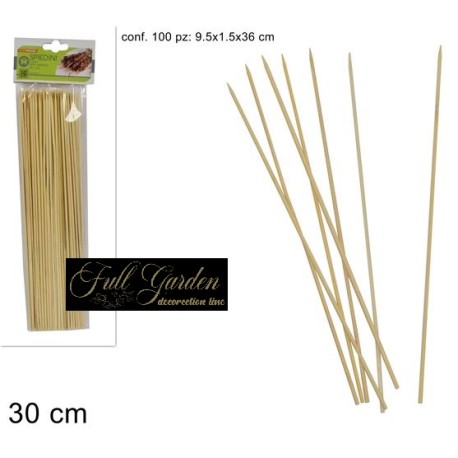 SPIEDINI BAMBU 100 PZ 30 CM