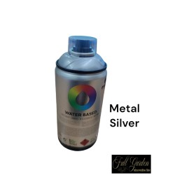 MONTANA WATER BASED 300ML  METAL COLOR SILVER