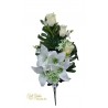 Mazzo Front.lilium X 12 Cm 56 - Crema