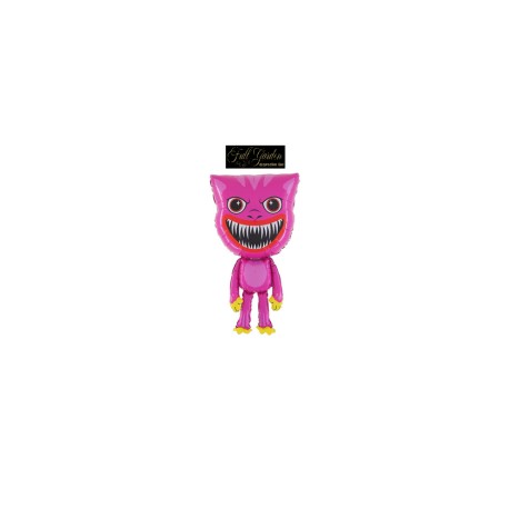 PALLONCINO 39 MYLAR MONSTER  FUCSIA SUPERSHAPE